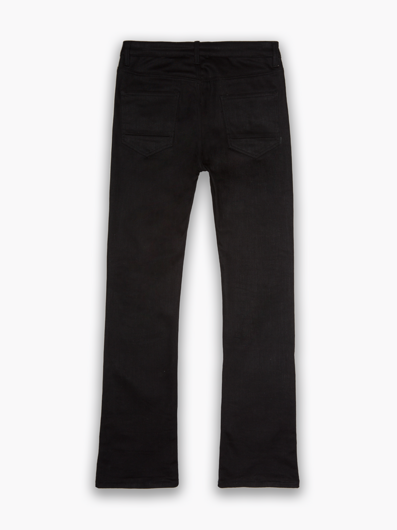 BLACK RAW WESTERN DENIM