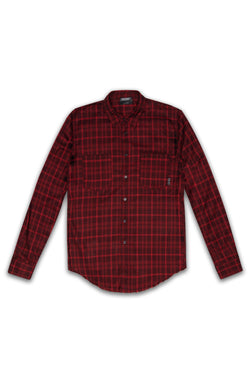 RED RIDER FLANNEL BUTTON DOWN SHIRT