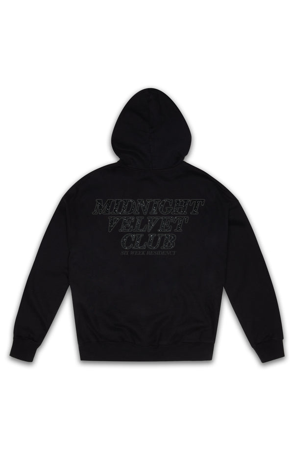 Midnight Velvet Club Hooded Sweatshirt