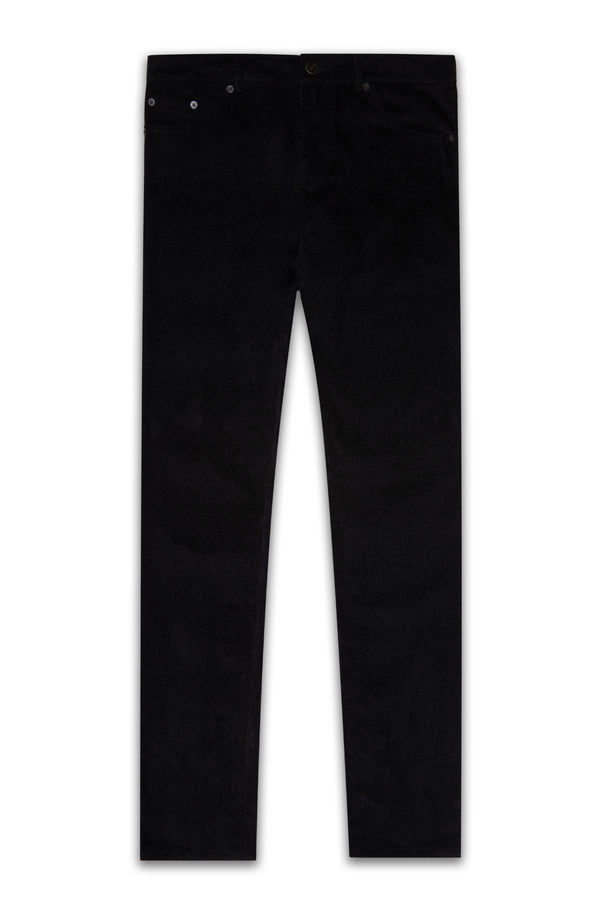 MIDNIGHT BLACK CORDUROY SKINNY PANT