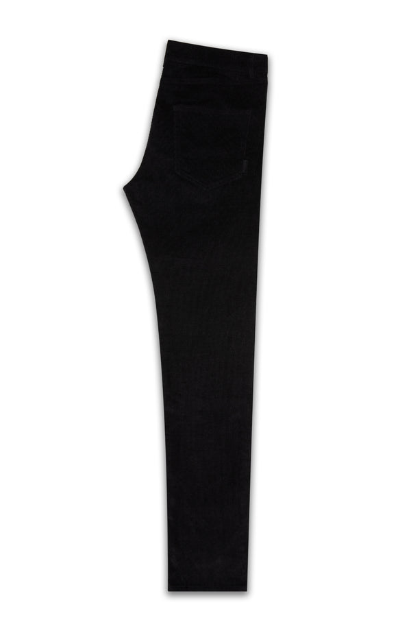 MIDNIGHT BLACK CORDUROY SKINNY PANT