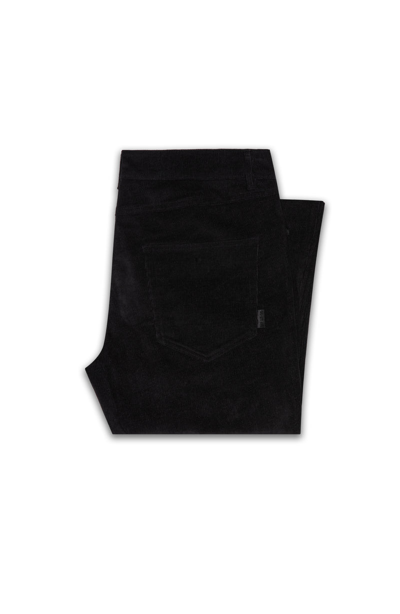 MIDNIGHT BLACK CORDUROY SKINNY PANT