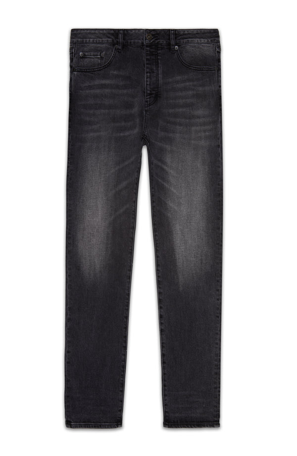 BLACK VINTAGE DESERT DUST SLIM STRAIGHT DENIM